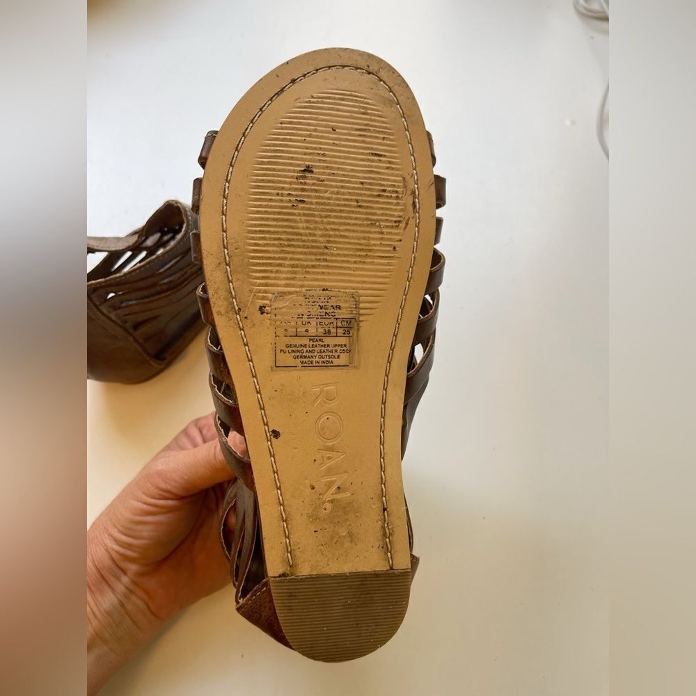 Bed Stu x Roan gladiator sandals in a rustic brown. 8 - Picture 10 of 17